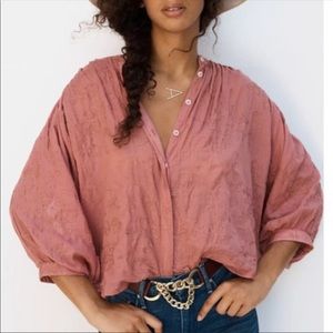 Anthropologie Pilcro Tavi Button Down Floral